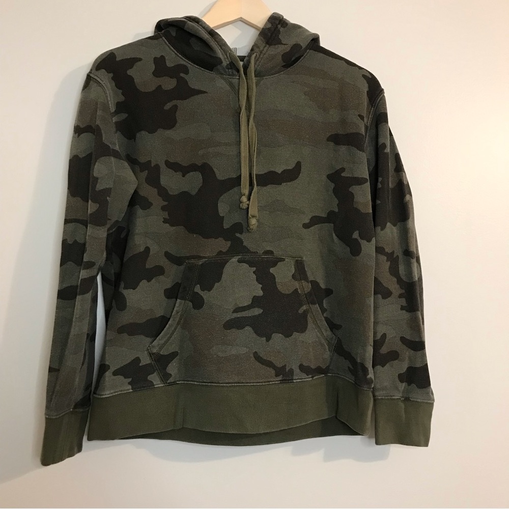 J Crew camouflage hoodie